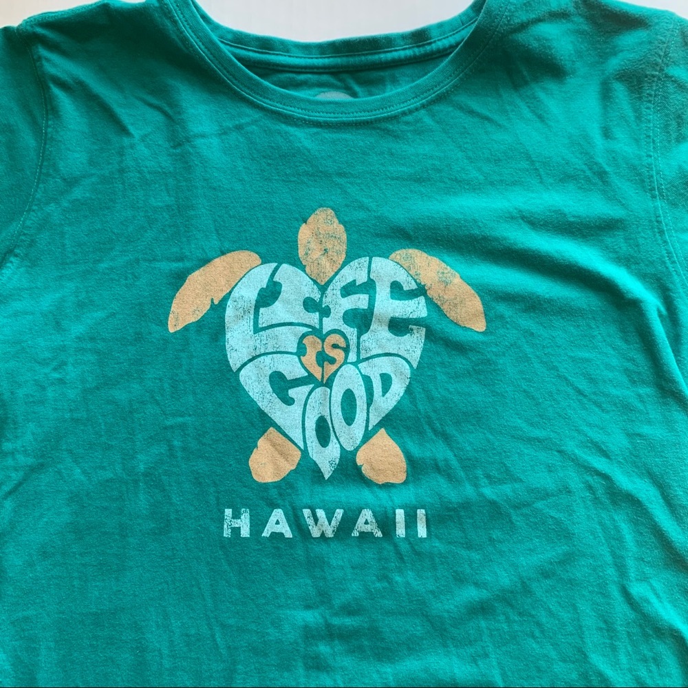 Life Is Good Hawaii Turtle Women’s Tshirt